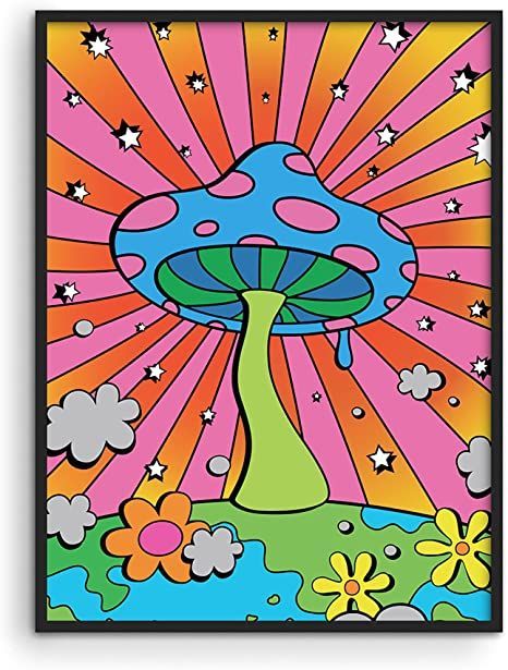 Indie Pictures, Indie Posters, Poster Mushroom, Aesthetic Trippy, Posters For Room Aesthetic, Y2k Poster, Trippy Posters, Haus And Hues, Pictures Wall Decor