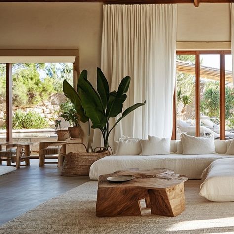 Bathed in sunlight and elegance, this modern Mallorca finca radiates tranquility and luxury. The flowing white curtains and natural textures create a serene oasis, where every detail speaks of refined taste and timeless beauty. A perfect blend of Mediterranean charm and contemporary design. . . . #MallorcaLiving #LuxuryInteriors #MediterraneanDesign #ModernFinca #InteriorGoals #SunlitSpaces #HomeInspiration #WhiteCurtains #ArchitecturalDigest #DesignLovers #IslandElegance #InteriorEditorial #... Modern Mallorca, Style Mood Board, Mediterranean Interior, Mediterranean Design, White Curtains, Architectural Digest, Natural Texture, Luxury Interior, Timeless Beauty