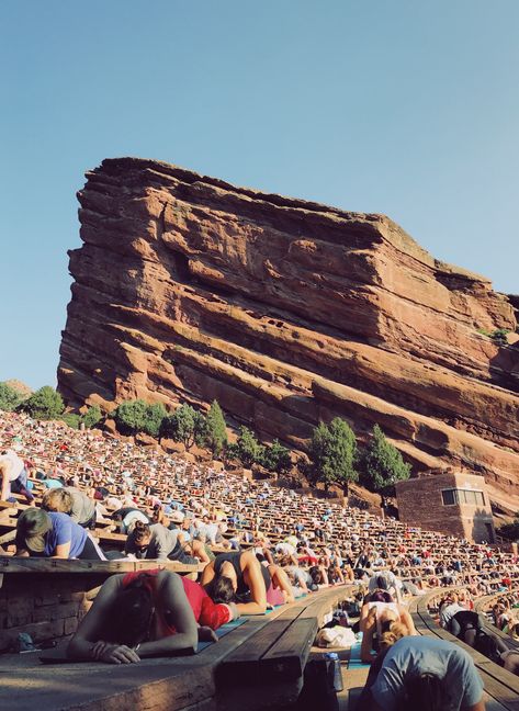 Red Rock Colorado, Colorado Mountains Fall, Red Rocks Colorado, Red Rocks Concert Aesthetic, Concert At Red Rocks, Denver Colorado, Next Chapter, Red Rock, Bouldering