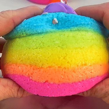 🌈 ~ Rainbow Sundae ~ 🌈 (slimeecommunity) (Credit if you use!) (ko-fi) Rainbow Slime Gif, Stimboard Rainbow, Kidcore Stimboard, Rainbow Stimboard, Rainbow Gif, Stimboard Gifs, Sensory Images, Stim Gifs, Rainbow Slime