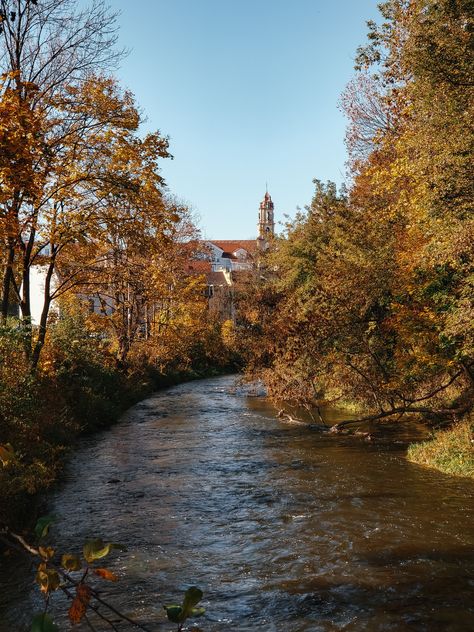 Vilnius Aesthetic, Lithuania Architecture, Vilnius University, Lithuania Aesthetic, Lithuania Vilnius, Sunny Autumn Day, Lithuania Travel, European Bucket List, Sunny Autumn