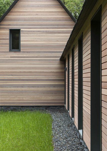 Western Red Cedar Siding Gallery - Real Cedar Fraser Colorado, Cedar Shiplap, Siding Choices, Shiplap Siding, Shiplap Wood, Siding Trim, Scottish Homes, Cedar Cladding, Siding Options