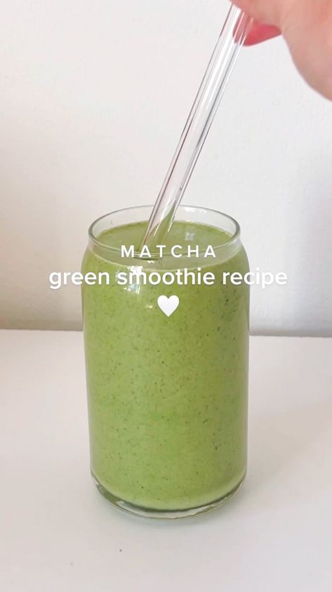 Smoothie Ginger, Best Healthy Smoothie Recipe, Mini Vlogs, Green Smoothie Recipe, Matcha Smoothie, Ginger Smoothie, Smoothie Healthy, Smoothie Drink Recipes, Smoothie Diet Plans