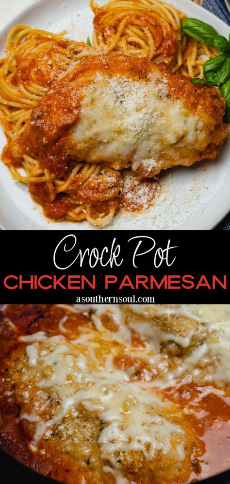 Crock Pot Chicken Parmesan Chicken Parmesan Crockpot, Crock Pot Chicken Parmesan, Crockpot Chicken Parmesan, Crispy Cheddar Chicken, Keto Crockpot, Cheddar Chicken, Blog Websites, Chicken Crockpot, Crock Pot Chicken