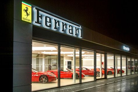 Lancaster opens new Ferrari Showroom in Colchester Ferrari Showroom, Cute Display Pictures For Whatsapp, Car Showroom Interior, Ferrari Dealership, Bike Showroom, Car Yard, New Ferrari, Display Pictures, Car Showroom