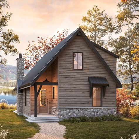 Su Casa Design on Instagram: “💥New Stock Plan Release!💥⁠ ⁠ We are really excited to introduce our Edgecliff Cabin plan. Coming in just over 1300sqft, this farmhouse…” Pantry And Laundry Room Combo, Vaulted Back Porch, Vaulted Porch, Laundry Room Combo, Farm Cabin, Cabin Plan, Cabin Designs, Timber Kitchen, Bowen Island