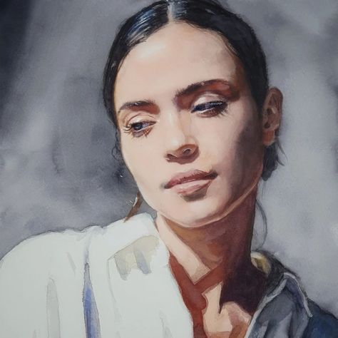 Drawing at its best is not what your eyes see but what our mind understands. ― Millard Sheets . #acuarelas #portraitpainting | Instagram Millard Sheets, Nick Alm, 2023 Drawing, Instagram Drawing, Watercolor Portraits, Your Eyes, Portrait Painting, Watercolor Art, Mindfulness