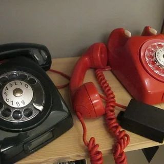 Corded Phones, Phone Cords, Study Decor, 9 Volt Battery, Rotary Phone, Old Phone, Home Phone, Desk Phone, Telephones