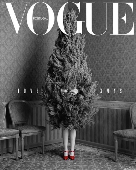 Christmas Fashion Photography, Christmas Editorial, New Year Photoshoot, Vogue Portugal, Holiday Magazine, Holiday Aesthetic, Christmas Campaign, Vogue Magazine Covers, Bad Santa