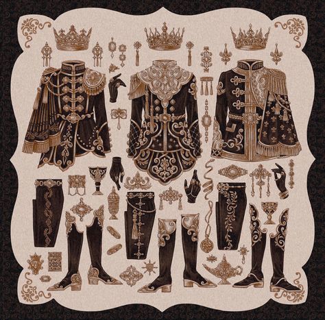 Fantasy Fashion Male, Royalty Clothes, Royal Clothes, Prince Clothes, King Outfit, Costume Noir, Royal Clothing, Dress Design Sketches, Royal Outfits