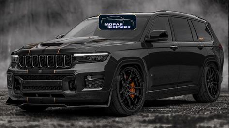 Could This Be The Next 2023 Jeep® Grand Cherokee Trackhawk? - MoparInsiders 2023 Trackhawk, Trackhawk Jeep Custom, Jeep Grand Cherokee 2023, Trackhawk Jeep, Jeep Trackhawk, Jeep Grand Cherokee Trackhawk, Jeep Srt8, Jeep Grand Cherokee Srt, Jeep Brand