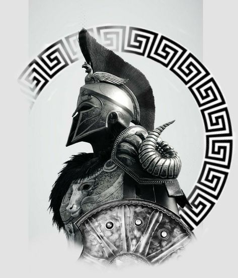 Gladiator Tattoos, Spartan Tattoos, Spartan Helmet Tattoo, Cross With Wings Tattoo, Gladiator Tattoo, Helmet Tattoo, Spartan Tattoo, Roman Soldier, Greek Mythology Tattoos