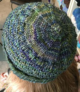 HAT DECREASES WARNING! MATH INVOLVED! - Knit and Crochet TN Swirl Hat, Baby Tea, Variegated Yarn, Mini Skein, Knit In The Round, Beanie Pattern, Yarn Shop, Knitted Hat, Knit Hat