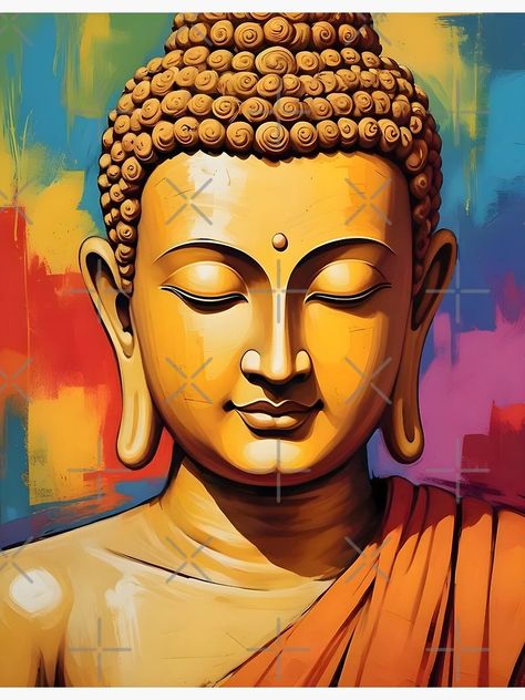 "Gautama Buddha Folk Art Fusion" Poster for Sale by Dev-Ang | Redbubble Paint Book, Rama Krishna, Buddha Artwork, Buddha Wall Art, Gautama Buddha, Buddha Painting, Madhubani Painting, Book Marks, Buddha Art