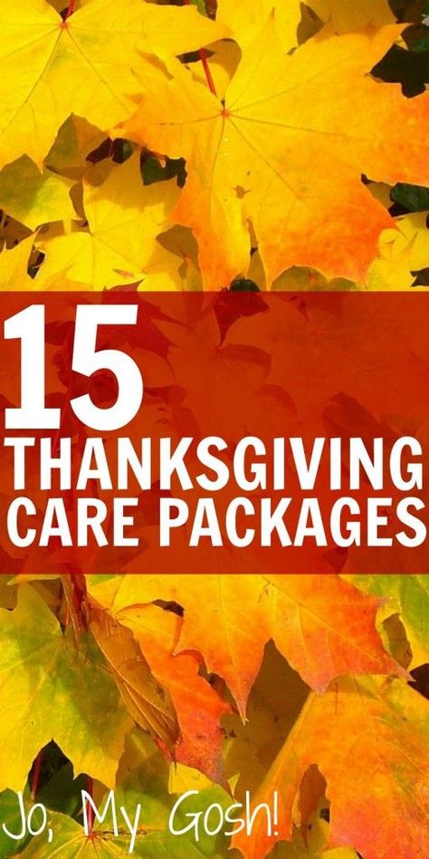 15 care packages for Thanksgiving with recipes, DIYs, and gift ideas, too! Great for milspouses, college students, and missionaries. Thanksgiving Care Package, Missionary Care Packages, Military Care Package, Sister Missionary, Military Deployment, Crafts For Teens To Make, Package Ideas, College Care Package, Crafts For Adults