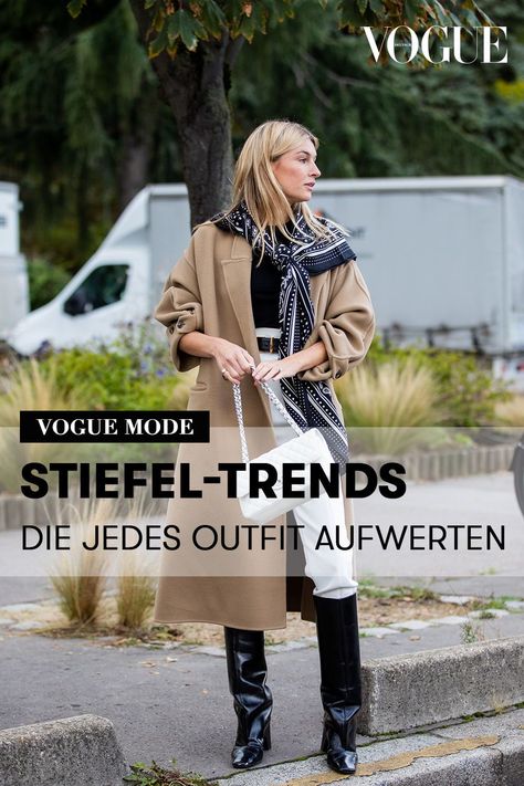 Ein neues Paar #Stiefel wertet jedes #Herbst und #Winter #Outfit auf. Ganz egal, ob mit #Schnürung, #Plateausohle oder #Absatz, alles ist erlaubt. #voguegermany #schuhedamen #herbst #overkneeboots Vogue Street Style, Natalia Vodianova, Winter Outfit, Winter Outfits, Outfit Inspirations, Bomber Jacket, Street Style, Vogue, Boots