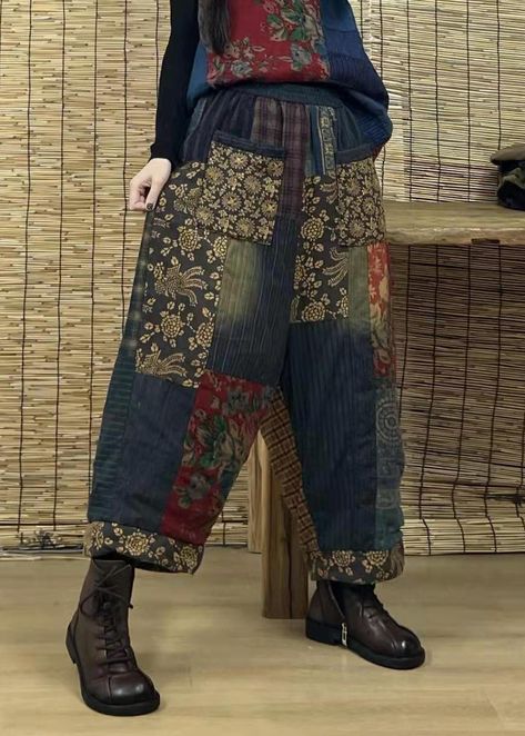 Patchwork Outfit, Patchwork Pants, Patchwork Clothing, Patchwork Fashion, Fairy Clothes, Upcycled Fashion, Spring Fabric, Kinds Of Clothes, Mode Inspo