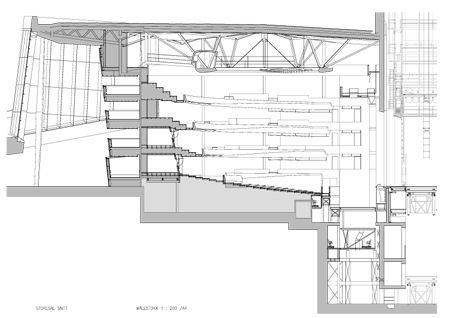 Opera House Architecture, Theater Plan, Theatre Hall, Oslo Opera House, Theater Architecture, Building Elevation, Lectures Hall, Architectural Section, Architecture Concept Drawings