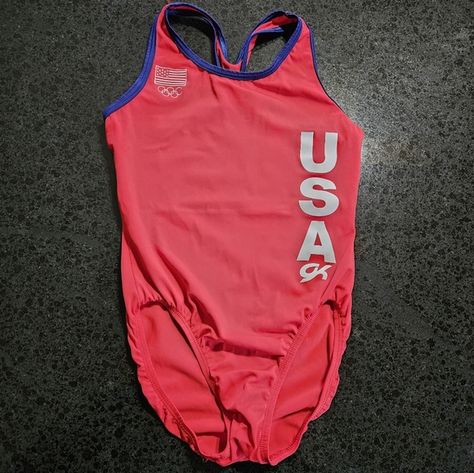 GK USA Gymnastics Leo Leotard Adult Medium AM Usa Gymnastics Leotards, Gk Leotards Gymnastics, College Gymnastics Leotards, Gymnastics Leotards Gk, Gk Leotards, Gymnastics Stuff, Sport Fits, Gymnastics Leos, Usa Gymnastics