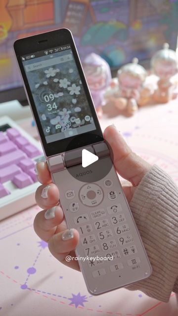 rainy 🌧️ on Instagram: "shoujo theme for my dream flip phone ~ 
✿ PHONE: sharp aquos 601sh

this is actually one of the few things in my life that doesn't compell me to decorate it with stickers sooooo it's just gonna stay like this !! ^^
✿ it's giving, sawako ~ ✿

#sharp #aquos #keitai #601sh #flipphone #retro #retrotech #shojo #shoujo #y2k #y2ktech" Sharp Aquos 601sh Flip Phone, Sharp Aquos 601sh, Flip Phone, Flip Phones, My Dream, In My Life, My Life, Collage, Pins