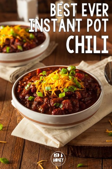 Paula Deen Chili, Chili With Cocoa Powder, Chocolate Chili Recipe, Hearty Chili Recipe, Chili Party, Recipes Chili, Instant Pot Chili, Chili Cookoff, Ground Beef Chili