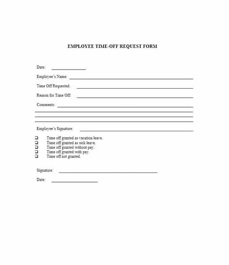 40+ Effective Time Off Request Forms & Templates - Template Lab Love Letter Examples, Time Off Request Form, Work Printables, School Admission Form, Practice Manager, Speech Outline, Working 9 To 5, Professional Resume Examples, Invitation Examples