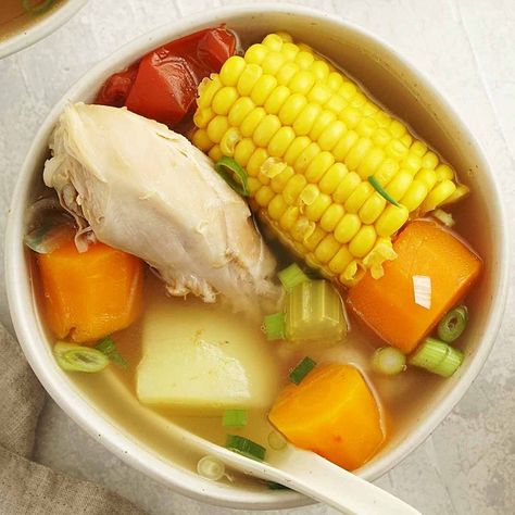 Abc Soup Chinese, Abc Soup Recipes, Chicken Pho Soup, Abc Soup, Pho Soup Recipe, Soup Chinese, Chicken And Sweetcorn Soup, Chinese Soup Recipes, Asian Vegetables