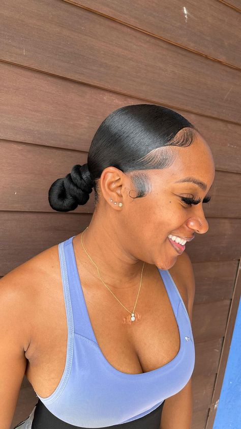 Frontal Knot Bun, Ponytail With Knot Bun, Ponytail Knot Bun, Knot Ponytail, Ponytail Updo, Knot Bun, Ponytail Bun, Hair Life, Braided Ponytail