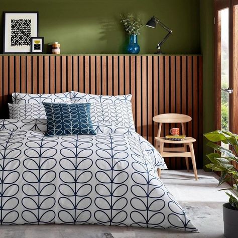 Orla Kiely Bedding, Smart Shades, Stem Design, Super King Duvet Covers, Blue Duvet, Double Duvet Covers, Double Duvet, Single Duvet Cover, Orla Kiely