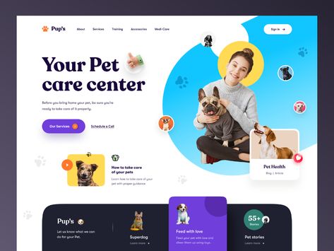 Real Estate Landing Pages, Pet Project, Ui Ux Designer, Pet Blog, Ux Design Inspiration, App Design Inspiration, Salalah, Best Web Design, Animal Projects