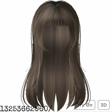 Roblox Id Codes For Hair, Brookhaven Codes Hair, Roblox Codes Hair, Roblox Hair Id, Roblox Hairs, Brown Hair Roblox Id, Roblox Id Codes, Brown Hair Id, Brookhaven Codes