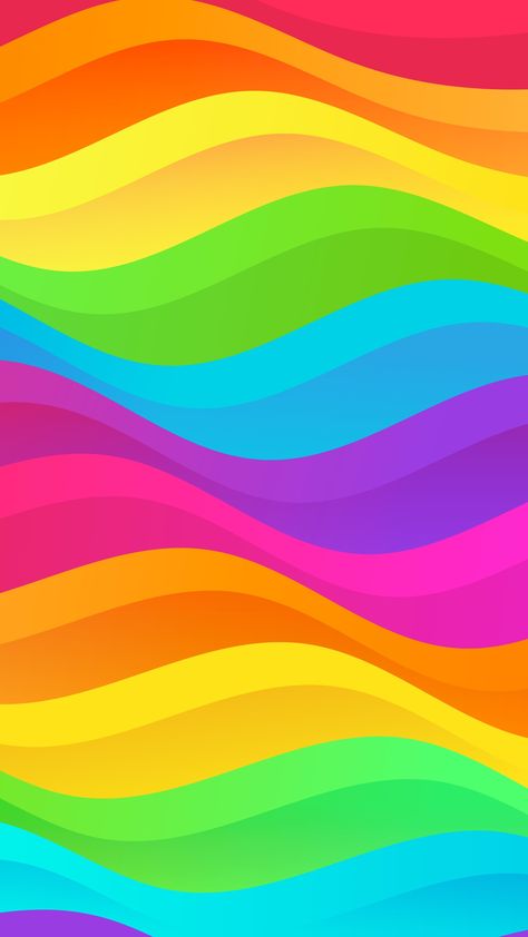 Rainbow Pattern Design, Rainbow Stuff, Monogram Wallpaper, Wavy Background, Popular Wallpapers, Best Wallpaper Hd, Free Ringtones, Iphone Wallpaper Pattern, Rainbow Aesthetic