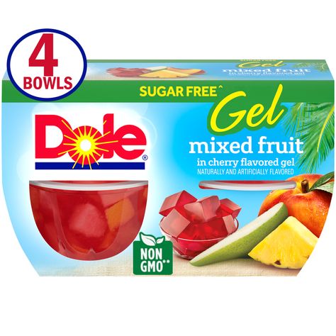 Strawberry Gel, Fresh Fruit Bowl, Dole Pineapple, Snack Bites, Pineapple Fruit, Fruit Cups, Fruit Bowls, Cherry Flavor, Eat Fruit