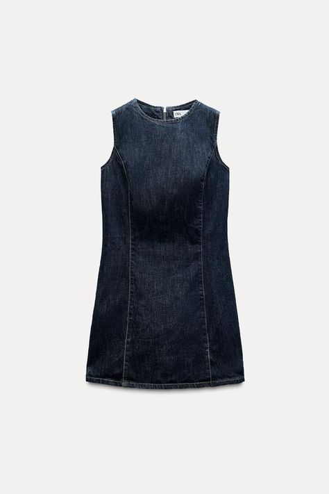 Fitted Denim Dress, Zara Sale, Rene Magritte, Fitted Mini Dress, Zara Woman Dress, Jeans Cargo, Cardigan Sweater Dress, Cardigan Sweater Jacket, Leather Shirt