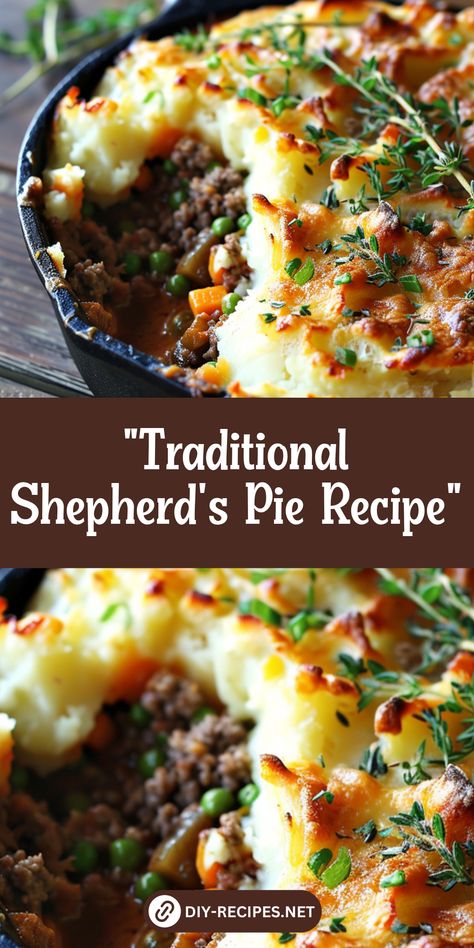 Learn how to make a traditional Shepherd's Pie with ground lamb, rich gravy, and a creamy mashed potato crust. Delicious and satisfying! English Shepards Pie, Shepherds Pie Mashed Potatoes, Notorious Foodie Shepherds Pie, Shepherds Pie With Lamb, Shepherds Pie Recipe Irish, Lamb Shepard Pie, Shepherds Pie Lamb, Shepards Pie With Crust, The Best Shepherds Pie Ever