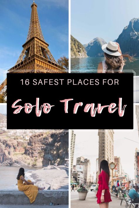 Places To Travel To, Female Solo Travel Destinations, Travel By Yourself, Safest Places To Travel, Traveling By Yourself, Traveling Alone, Holiday Tips, Solo Travel Destinations, Solo Travel Tips