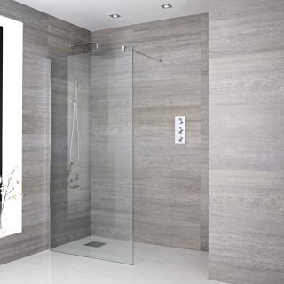 Wetroom Shower Screens | Safety Glass Shower Screens Scandi Bathroom, Wet Room Screens, Walk In Shower Enclosures, Wet Room Shower, Shower Sizes, Luxurious Showers, Bad Inspiration, Luxury Shower, Room Screen