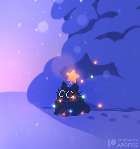 Kitten Drawing, Goofy Drawing, Winter Cat, Fantasy Props, Black Cat Art, Easy Doodles Drawings, Apple Watch Wallpaper, Cute Cartoon Pictures, Chibi Drawings