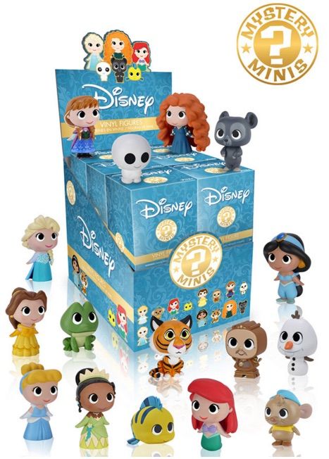 2016 Funko Disney Princesses Mystery Minis features a mix of key princesses and sidekicks in a blind-box format. Among the 16 figures, Ariel from The Little Mermaid and Anna and Elsa from Frozen are some of the most notable options. Disney Stocking Stuffers, Stocking Stuffers For Girls, Funko Mystery Minis, Disney Figurines, Mini Blinds, Mystery Minis, Frozen Disney, Disney Frozen Elsa, Blind Bags