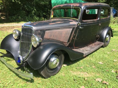 Awesome Ford 2017: 1934 Ford Other  1934 Ford Sedan Hot Rod tudor 1933 1932 rat rod patina all steel coupe roadster Check more at http://24auto.cf/2017/ford-2017-1934-ford-other-1934-ford-sedan-hot-rod-tudor-1933-1932-rat-rod-patina-all-steel-coupe-roadster/ Drainage Channel, Old Race Cars, Hot Rod Trucks, Abandoned Cars, Old Trucks, Rat Rod, Hot Rod, Hot Rods, Cool Cars