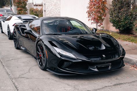 Black Ferrari F8 Tributo – Brixton Forged R11-R Ferrari F8 Spider, F8 Spider, Black Ferrari, Ferrari F8 Tributo, F8 Tributo, Ferrari F8, Ferrari Black, Bentley Car, Forged Wheels