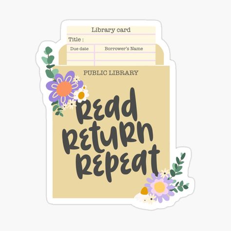 Get my art printed on awesome products. Support me at Redbubble #RBandME: https://www.redbubble.com/i/sticker/Library-card-by-sandrinebonad/164061941.EJUG5?asc=u Library Card, Public Library, My Art, Awesome Products, Reading, Art Prints, For Sale, Art