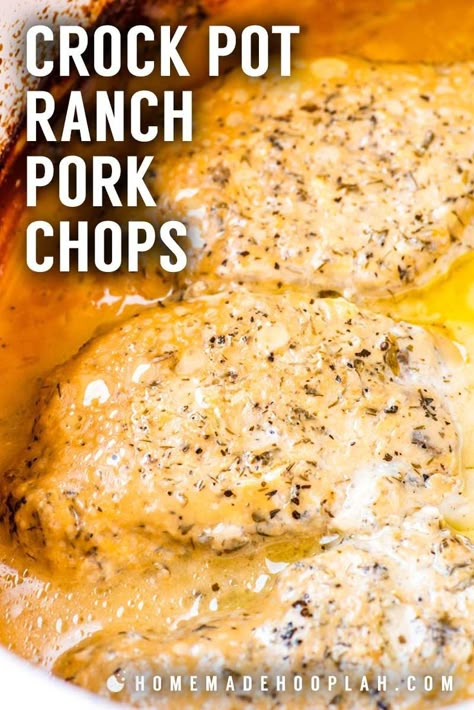 Crock Pot Ranch Pork Chops, Crock Pot Pork Chops, Meals Crockpot, Ranch Pork Chops Crock Pot, Crock Pot Pork, Pork Crockpot Recipes, Pork Chop Recipes Crockpot, Pork Chops And Potatoes, Ranch Pork Chops