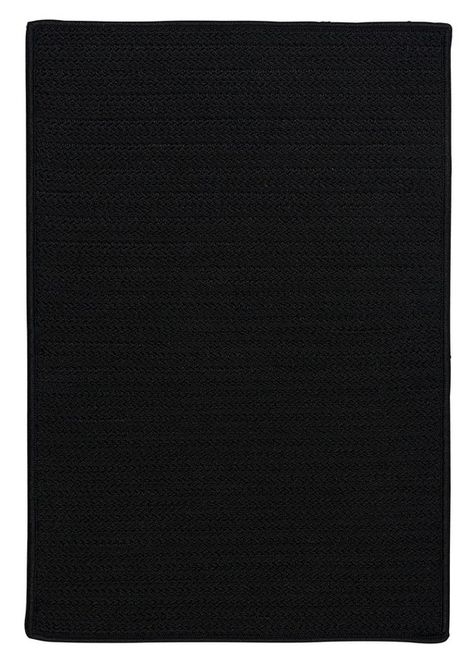 Glasgow Black Indoor/Outdoor Area Rug Texture Rug, Simply Home, Black Basket, Outdoor Stairs, Household Cleaner, Black Area Rugs, Rectangular Rugs, Throw Rug, Casual Design