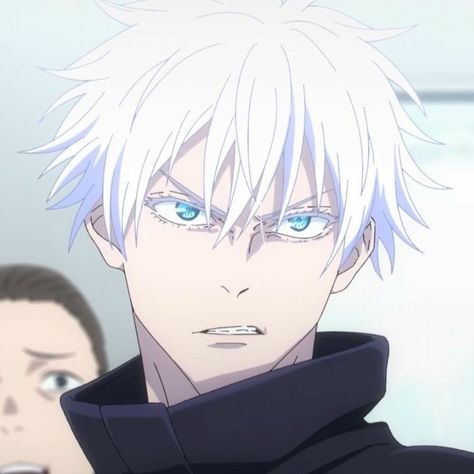 Gojo Satoru, White Hair, Jujutsu Kaisen, Anime Character, Jujutsu, Blue Eyes, Hair, Anime, Blue