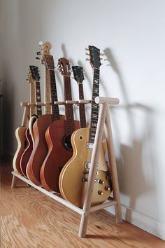 Build Your Own Guitar, Fender Acoustic Guitar, Guitar Storage, Fender Guitars Stratocaster, Guitar Rack, Guitar Stands, Telecaster Guitar, Guitar Kits, Audio Room