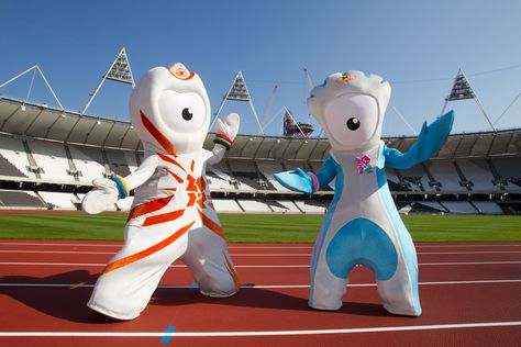 London Olympic Mascottes London 2012 Olympics, Olympic Mascots, 2012 Summer Olympics, 2012 Olympics, London Summer, Paralympic Games, Olympic Athletes, Summer Olympics, Theme Song