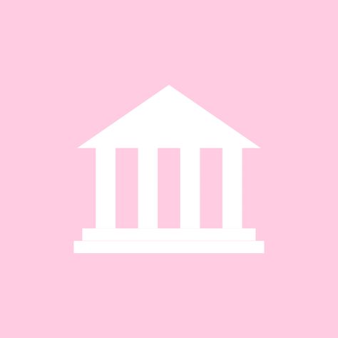 Building Icon, Pink Office, Capital One, Office Building, App Icon, Phone Cases, Pink