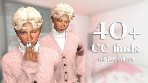 today i would love to share with you some of the cc that i used for soft boy makings. i hope my video will help you find suitable, cute and aesthetic cc. if you find my video helpful, please send me a like and a subscribe. Thank you so much!! if you want me to do more about this topic or want to give me feedback, please comment and let me know. thank you! Sims 4 Male Kawaii Cc, Sims 3 Hair Cc Male, Sims 4 Cc Pastel Male Clothes, Masc Clothes Sims 4 Cc, Sims 4 Feminine Male Clothes, Sims 4 Cc Feminine Male Clothes, Sims 4 Cc Designer Clothes Male, Sims 4 Feminine Male Cc, Boy Sims 4 Cc Clothes