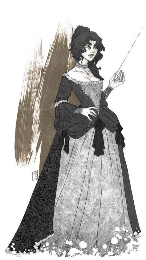 Dark Corset Dress, Victorian Witch Art, Victorian Dress Sketch, Victorian Dress Drawing, Victorian Gothic Dress, Victorian Witch, Baroque Dress, Gothic Costume, Witch Dress